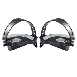 Amagogo 1 Pair of Exercise Bike Pedals with Straps Stationary Platform Pedals Spare Parts, Short 1/2 Spindle