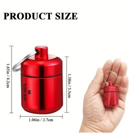 NUTRI HEALTH ONE Bundle: Keychain Pill Holder + TRUBAR Protein Bars Variety Pack - Glazed Donuts & Cookie Dough - Soy, Dairy, Gluten-Free - Non-GMO - High Protein VEGAN Snack