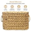 Toilet Paper Storage Basket with Lid, Narrow Bathroom Organizer for