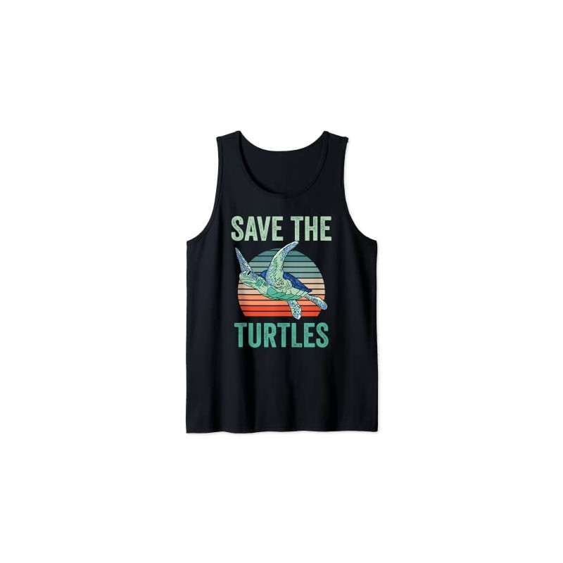 Save The Turtles Animal Turtle Pet Lover Tank Top