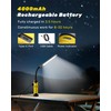 Napatyre Magnetic LED Work Light Rechargeable,1000LM Flexible Gooseneck Magnetic Flashlight