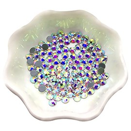 Ronomia Flatback Rhinestones Glass Diamantes Gems for Clothes Shoes Nail Art Crafts Decoration (ss20 4.8mm 1440pcs Colorful)