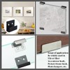 TileDisplay Wall Hanger, 8 Pcs Stainless Steel Wall Mount Brackets