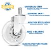 Office Chair Wheels Replacement 3 Inch Rubber Desk Chair Casters