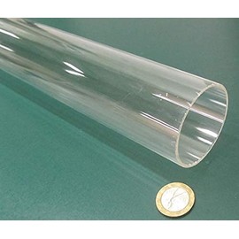 Tenite CAB Butyrate Round Tube 2.00" (2") OD x 1.875" (1-7/8) ID x 1/16" Wall x 6 Ft. Length 1 pc