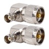 BOOBRIE PL259 UHF Male to BNC Female Right Angle RF