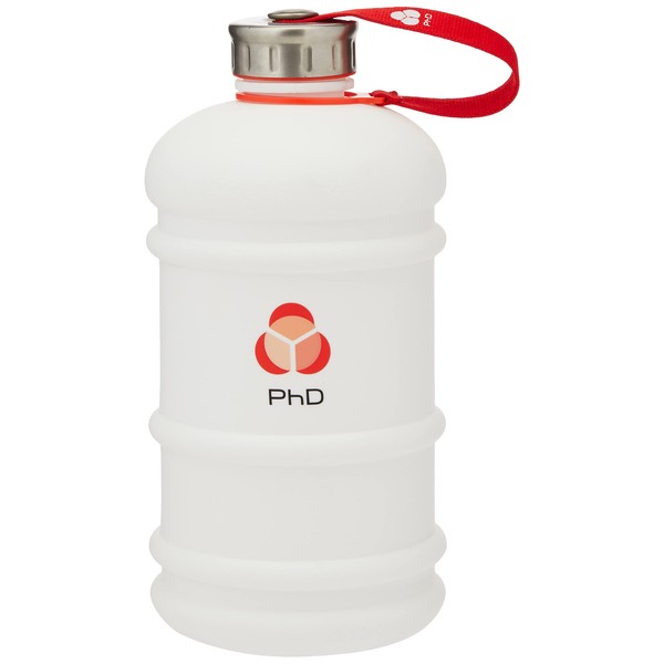 PhD Nutrition 2.2 Litre Water Bottle Jug, Matte White