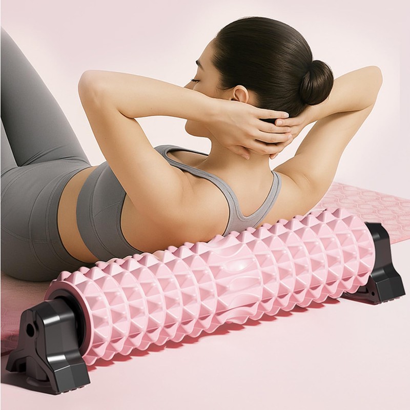 Portable Foam Roller with Suction Cup for Muscle Massage &