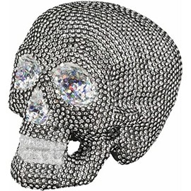 Boland Decoration Skull Glitter Sugar Skull Sparkle Dia De Los Muertos (19x15 Cm), 10117147