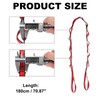 PATIKIL 22KN Adjustable Daisy Chain Yoga Extend Belt 1.8M, Nylon
