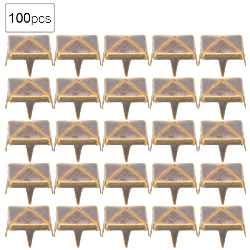 Pack of 100 Pyramid Rivets Pyramid Punk Rivets Square Rivets