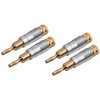 Clicktronic Premium Speaker Banana Plugs 4-Piece Set