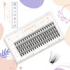 LASHIDOL Matsueku Self Partial False Eyelashes, Natural, Cluster Eyelashes, Easy,