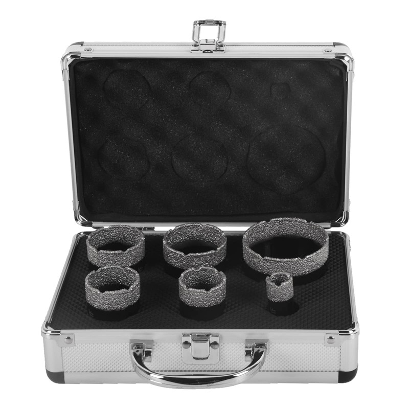 LFGUD Diamond Hole Saw Kit, 6-Piece Diamond Core Drill Bits