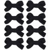 Motique Accessories Black Faux Fur Hair Bow Hair Clip With