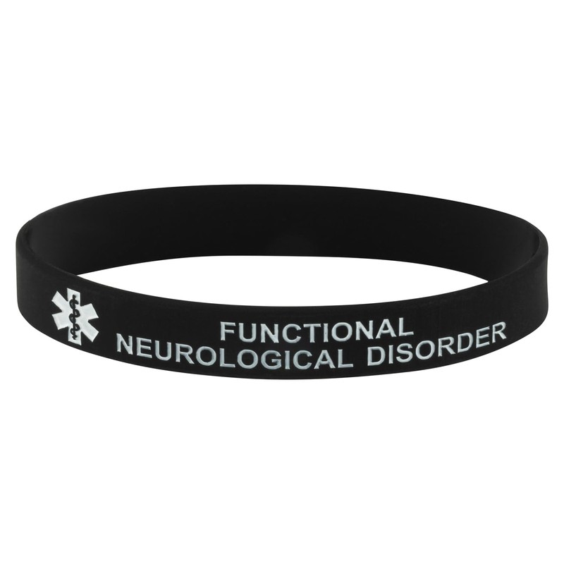 Functional Neurological Disorder (FND) Medical Alert Wristbands – Set of