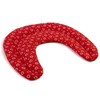 Linseed Neck Pillow with Chambers Hearts Red - Linseed Pillow