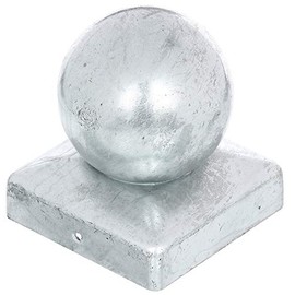 GAH. Alberts Newel Post Cap for Wooden Posts with Ball Bearing 90 x 90 mm, Zinc-Plated, 20586 7