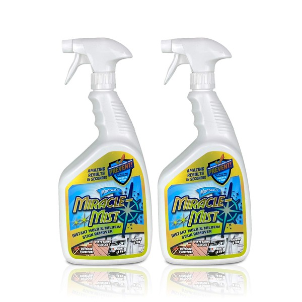 MiracleMist Instant Cleaner for Indoor and Outdoor Use, 32 oz
