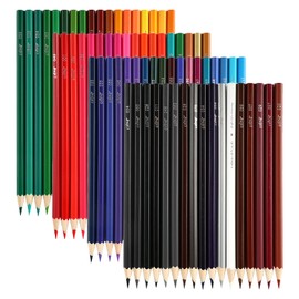 Lauviomify Buntstifte - 72 Farben Ölbasierte Farbstifte im Karton, Leuchtende & Weiche Malstifte zum Zeichnen und Ausmalen