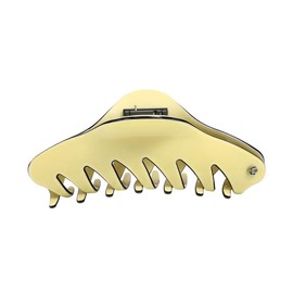 EVITA PERONI Large Hair Claw for Women 4.7 Inch Hair Clips Hair Accessories - Color: Green