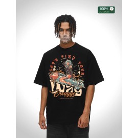 Summer 2025 Oversized Mens Tee Comfort Fit US Local StockColor: Gray, Size: 2 XL