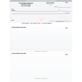 ABC Computer Checks Compatible w/QuickBooks, Checks on Top, Gray Linen (100 Sheets)