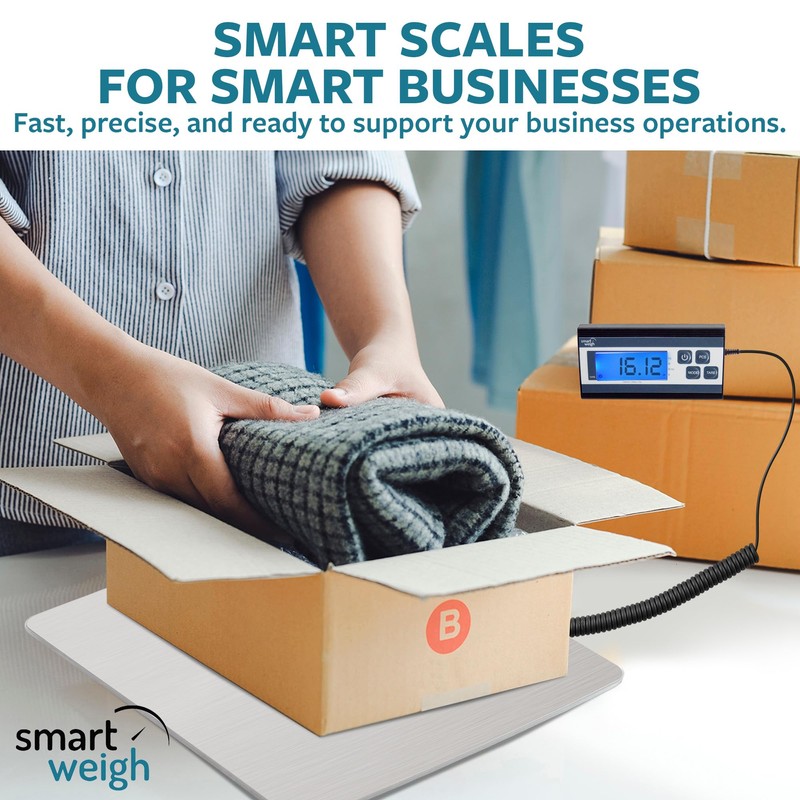 Smart Weigh Digital Postal Shipping Scale, 440 lb Capacity, 1