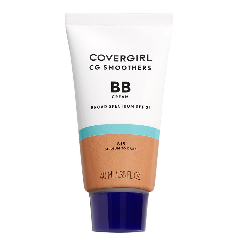 COVERGIRL SmoothersLightweight BB Cream Medium to Dark 815, 1.35 Ounce