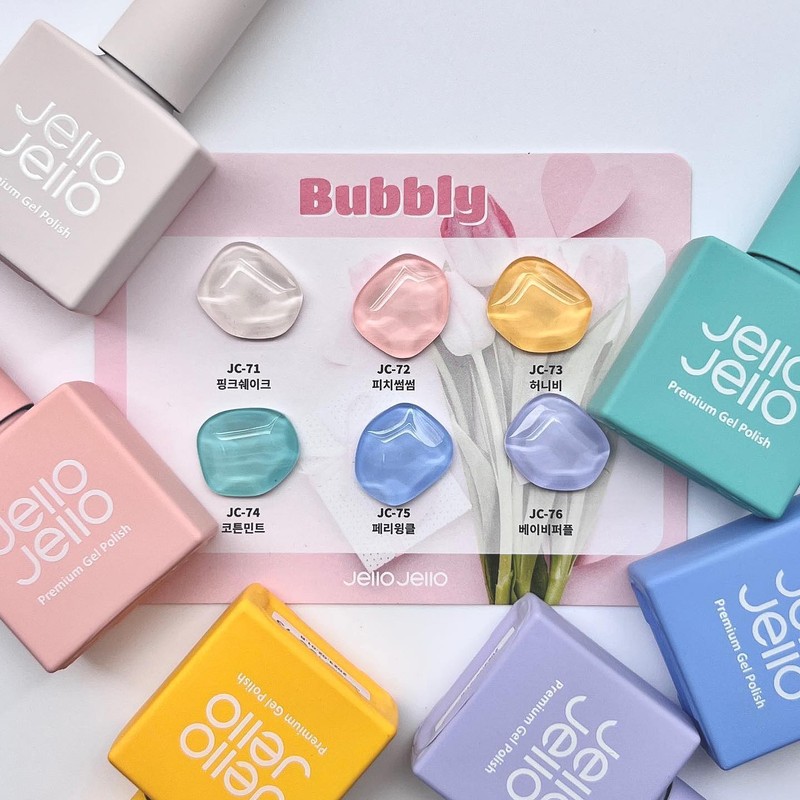 Jello Jello Bubbly Color Gel 6-piece set / 젤로젤로 버블리