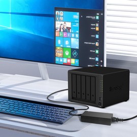 TAIFU 12V 10A Power Supply for Synology Disk Station 4-Bay Synology DS918+ DS918 DS916+ DS415+ DS920+ DiskStation DS1520+ DS1522+ DS923+ DS718+ QNAP TS464 TS431TS410 TS412 NAS Server Charger Charging