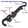 MASUNN AR15/M4 Multi Purpose Combo Wrench Tool Wrench Barrel Nut