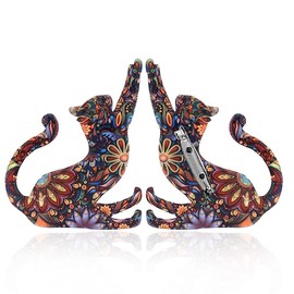 Hithop Xeminor Premium Graceful Lovely Unisex Cat Brooch Lapel Pin Enamel Badges Accessory