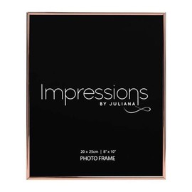 8" x 10" - Copper Plated Photo Frame Oblong Thin