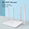 4G WiFi Router 300Mbps Standard SIM Card Slot 4 Antennas