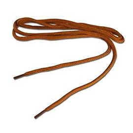 Collonil 1 Pair of Shoelaces - Flat - 9 mm Wide Lengths + Rema Metal Key Ring Diameter 2 cm (75 cm, Light Brown), light brown