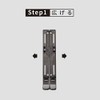 Etsumi VE-2311 PC Stand, Foldable, Lightweight, Black, Compatible Up to