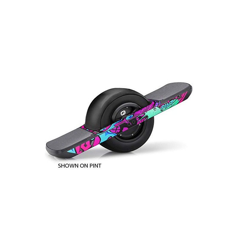 Graphics for OneWheel Plus XR, Zany Pink design, Rail decals