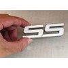 1Pc Metal SS Front Door SS Emblem Car Badge Sticker