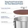 Paw Libero 35 Lbs Stainless Steel Dog Food Storage Container