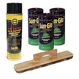 Sun-Glo 3 Cans #4 Yellow Bear Wax, Sweep, Silicone Spray