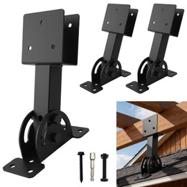AXWHYS 3 Pcs 2"x 4" Roof Riser Brackets for Pergola(Actual 1.6''x 3.6'')