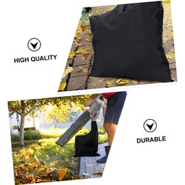FUNOMOCYA Practical Oxford Cloth Bag for Vacuum Large Capacity Leaf Vacuum Storage Bag Black Easy to Clean