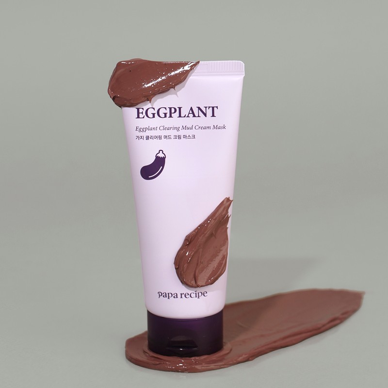 Papa Recipe Eggplant Clearing Mud Cream Mask 100ml Wash-Off Pack