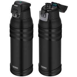Thermos FJC-1001 MTBK Vacuum Insulated Sports Bottle, 0.3 fl oz (1 L) Matte Black for Cold Retention