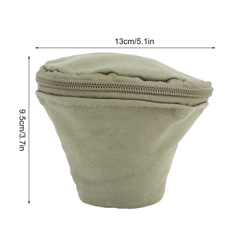 Coffee Filter Storage Bag, Reusable Portable Canvas Coffee Cone Filter