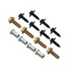 UINIEBOOM Steel Front Bumper Skid Plate Bolts Nutserts Rivet Nuts