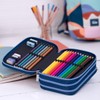 MILAN® The Fun Series 3 Tier Pencil Case, Multi-Colour