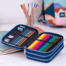 MILAN® The Fun Series 3 Tier Pencil Case, Multi-Colour