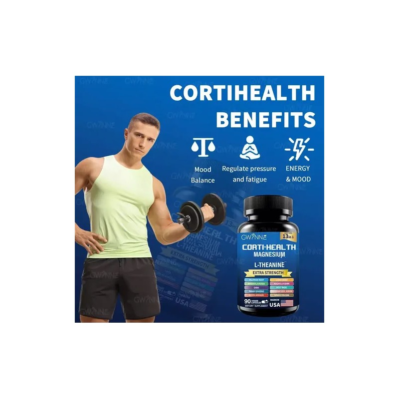 Gwynne Cortisolinositol,contra Estrés Y Energía,9090cápsul